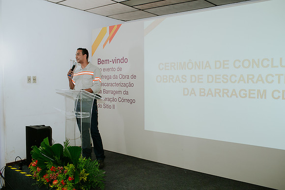 Cerimônia descaracterização da barragem - CDSII-17